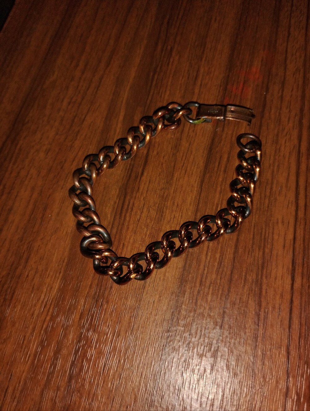Solid Copper Chain Bracelet